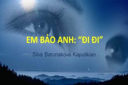 Em bảo anh đi đi