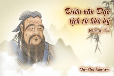 Triêu văn Đạo tịch tử khả hỹ
