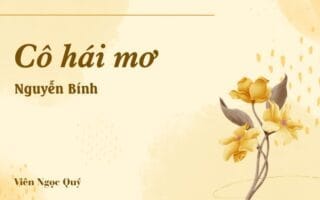 Bài thơ: Cô hái mơ