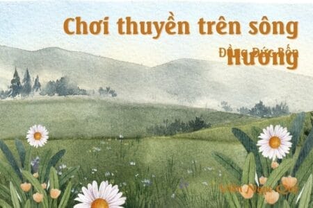 Chơi thuyền trên sông Hương