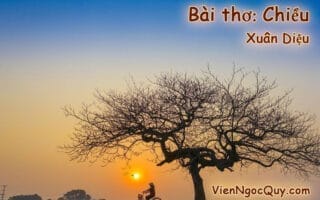 Bài thơ Chiều - Xuân Diệu