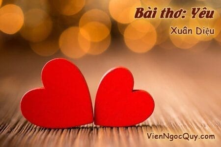Bài thơ Yêu - Xuân Diệu
