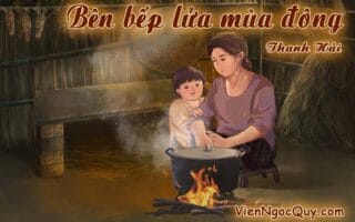 Bên bếp lửa mùa đông