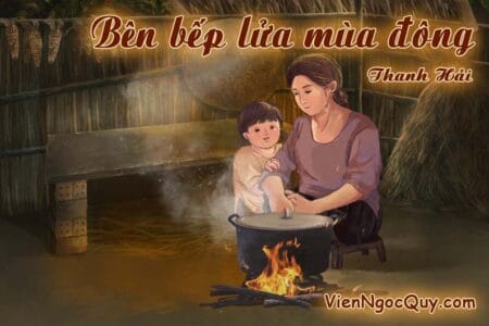 Bên bếp lửa mùa đông