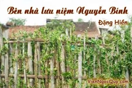 Bên nhà lưu niệm Nguyễn Bính