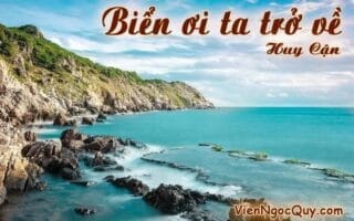 Bài thơ: Biển ơi ta trở về