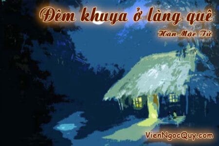 Đêm khuya ở làng quê