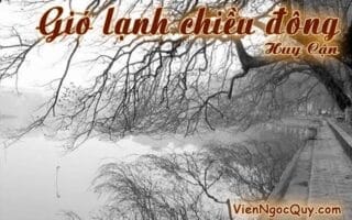 Bài thơ: Gió lạnh chiều đông