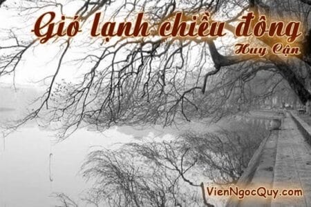 Bài thơ: Gió lạnh chiều đông