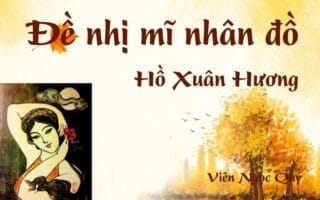 Bài thơ: Đề nhị mĩ nhân đồ – Hồ Xuân Hương