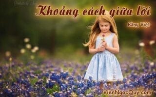 Khoảng cách giữa lời