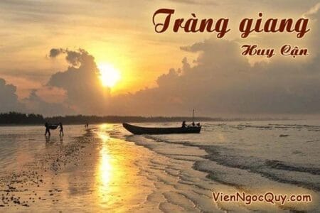 Bài thơ Tràng giang - Huy Cận