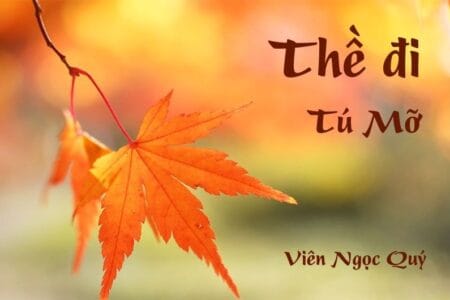 Bài thơ: Thề đi