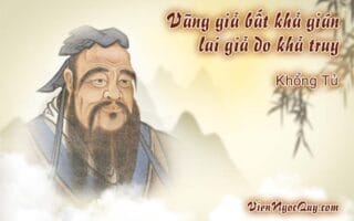 Vãng giả bất khả gián, lai giả do khả truy