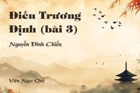 Cảm nhận về bài thơ: Điếu Trương Định (bài 3) - Nguyễn Đình Chiểu