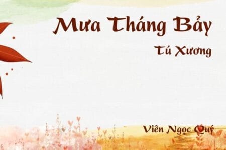 Bài thơ: Mưa Tháng Bảy - Tú Xương