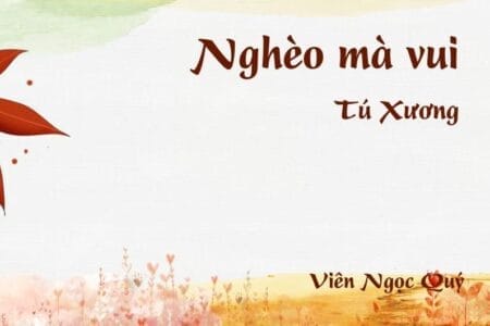 Bài thơ: Nghèo mà vui - Tú Xương