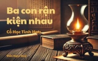 Cổ học tinh hoa: Ba con rận kiện nhau