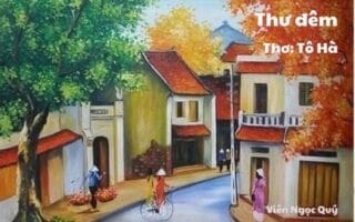 Cảm nhận bài thơ: Thư đêm – Tô Hà