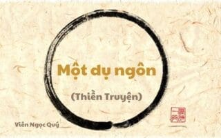 101 câu chuyện Thiền (101 Zen Stories) - Một dụ ngôn