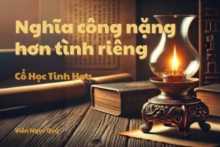 Cổ học tinh hoa: Nghĩa công nặng hơn tình riêng