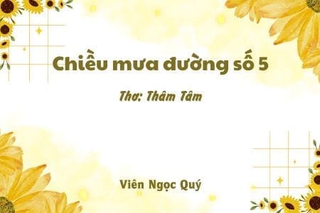 Cảm nhận bài thơ: Chiều mưa đường số 5 – Thâm Tâm