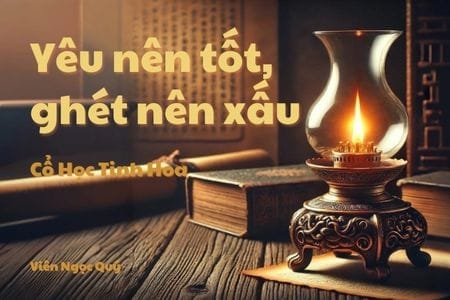 Cổ học tinh hoa: Yêu nên tốt, ghét nên xấu