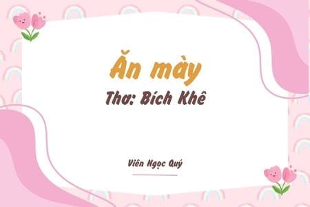 Cảm nhận bài thơ: Ăn mày – Bích Khê