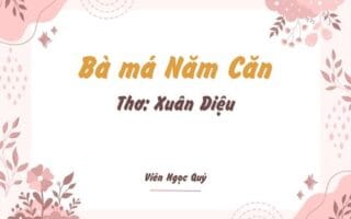 Cảm nhận bài thơ: Bà má Năm Căn