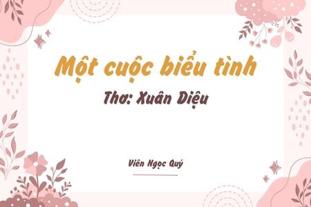 Cảm nhận bài thơ: Một cuộc biểu tình  – Xuân Diệu Một cuộc biểu tình