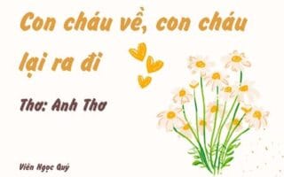 Cảm nhận bài thơ: Con cháu về, con cháu lại ra đi – Anh Thơ