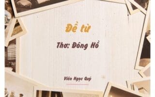 Cảm nhận bài thơ: Đề từ – Đông Hồ