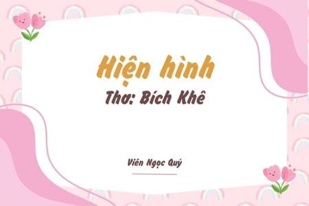 Cảm nhận bài thơ: Hiện hình – Bích Khê