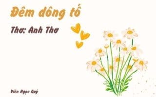 Cảm nhận bài thơ: Đêm dông tố – Anh Thơ