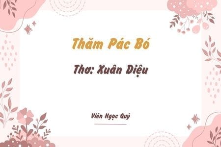 Cảm nhận bài thơ: Thăm Pác Bó – Xuân Diệu