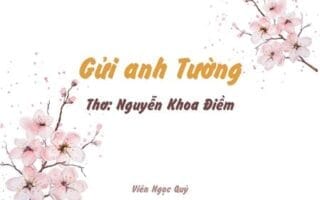 Cảm nhận bài thơ: Gửi anh Tường – Nguyễn Khoa Điềm