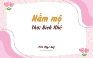 Cảm nhận bài thơ: Nấm mộ – Bích Khê