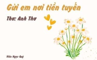 Cảm nhận bài thơ: Gửi em nơi tiền tuyến – Anh Thơ