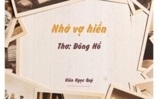 Cảm nhận bài thơ: Nhớ vợ hiền – Đông Hồ