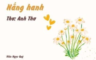 Cảm nhận bài thơ: Nắng hanh – Anh Thơ