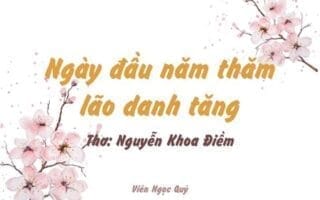 Cảm nhận bài thơ: Ngày đầu năm thăm lão danh tăng – Nguyễn Khoa Điềm