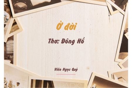 Cảm nhận bài thơ: Ở đời – Đông Hồ