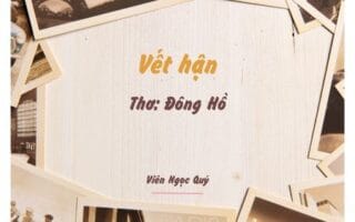 Cảm nhận bài thơ: Vết hận – Đông Hồ