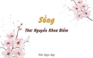 Cảm nhận bài thơ: Sống – Nguyễn Khoa Điềm