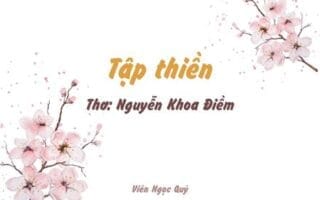 Cảm nhận bài thơ: Tập thiền – Nguyễn Khoa Điềm