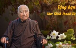 Cảm nhận bài thơ: Tặng bạn – Thiền sư Thích Thanh Từ