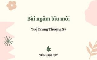 Cảm nhận bài thơ: Bài ngâm bĩu môi – Tuệ Trung Thượng Sĩ