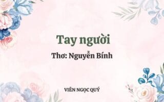 Cảm nhận bài thơ: Tay người - Nguyễn Bính