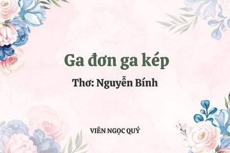 Cảm nhận bài thơ: Ga đơn ga kép – Nguyễn Bính