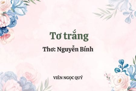 Cảm nhận bài thơ: Tơ trắng – Nguyễn Bính